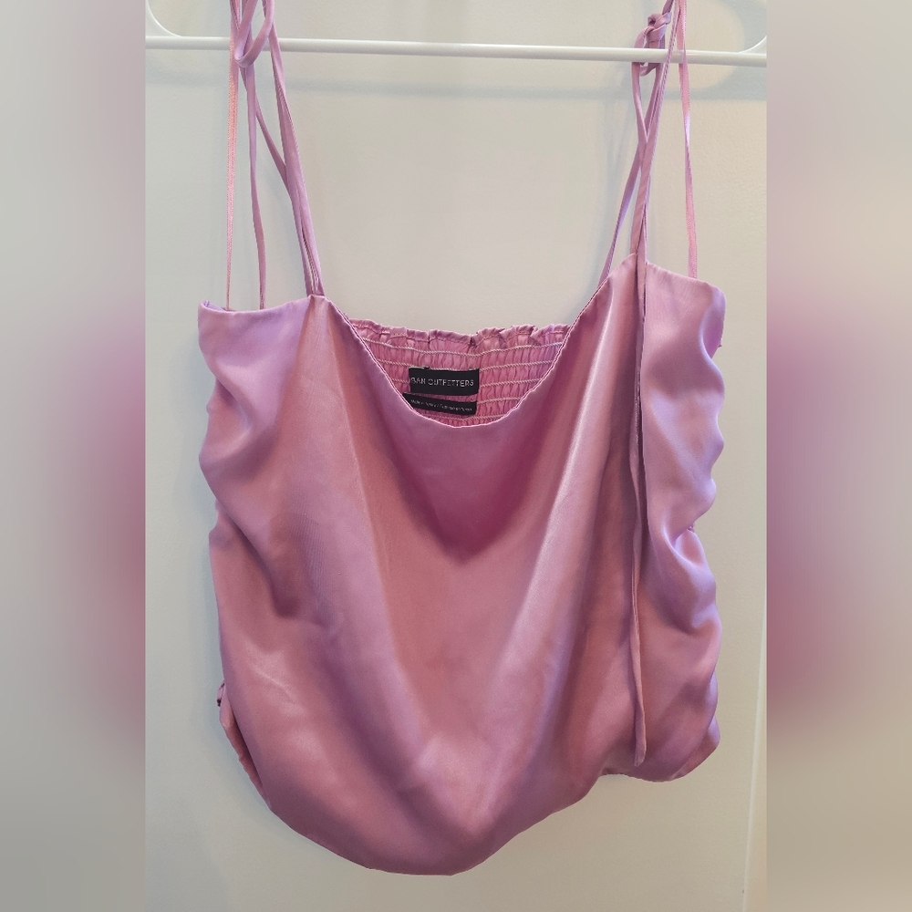 Urban Outfitters Cropped Cami Size M. Color is rosy mauve